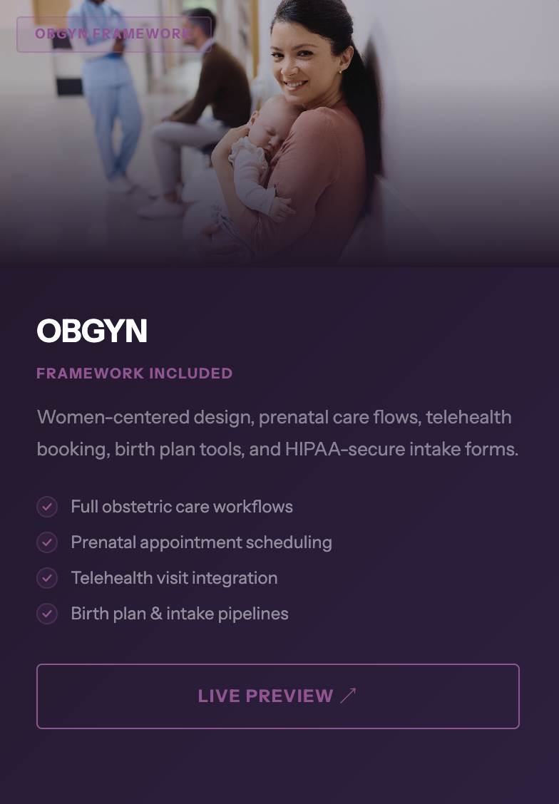 OBGYN demo website